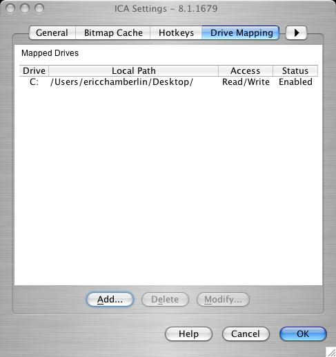 Drive Mapping Chosen