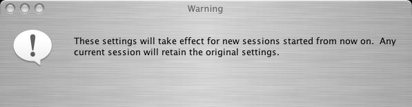 Warning Message