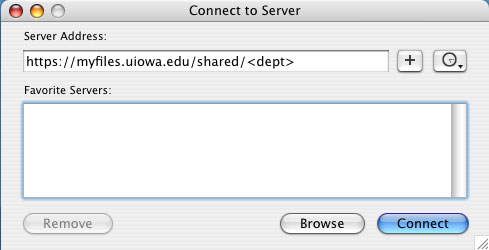 Connect to Server