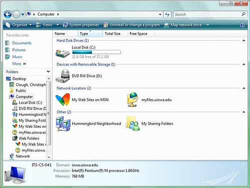 My Files Window