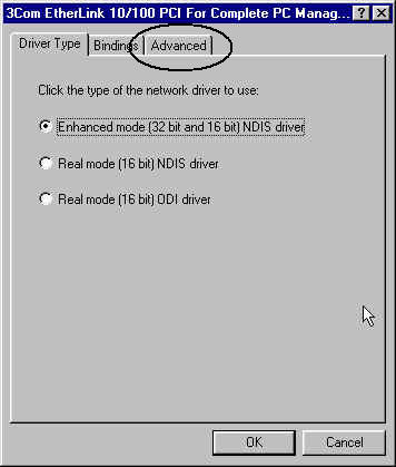 Advanced Tab