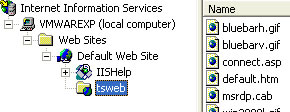tsweb folder