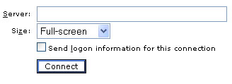 RD Web Connection