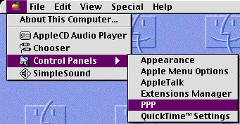 Apple Menu Control Panel
