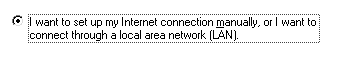 Manually connect