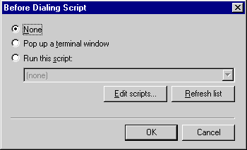 Before Dialing Script