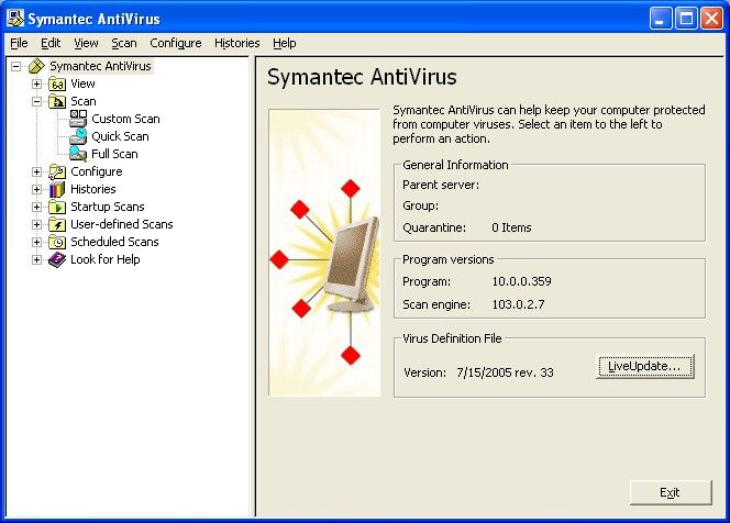 10.2 Anti Corporate Edition Symantec Virus