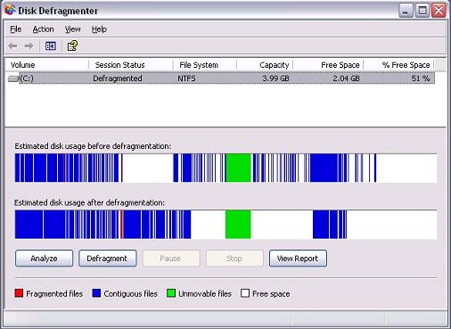 How to Defragment your Hard Drive (Windows XP) - ITS Help Desk ...