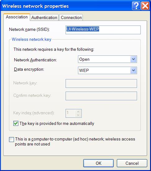 Association tab