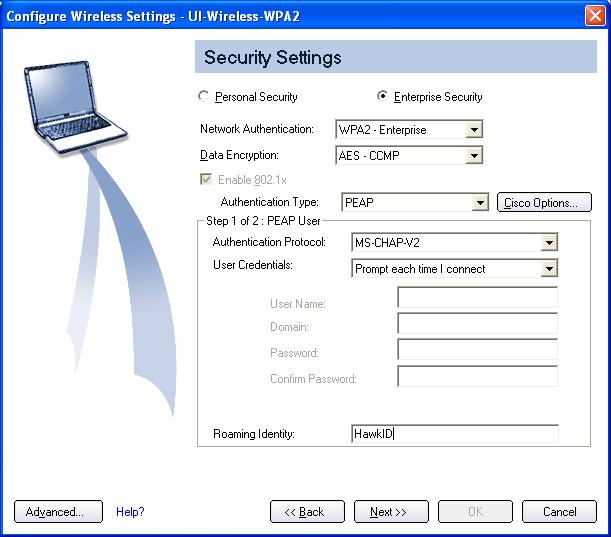 Security Settings