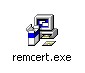 Remove Certificate icon